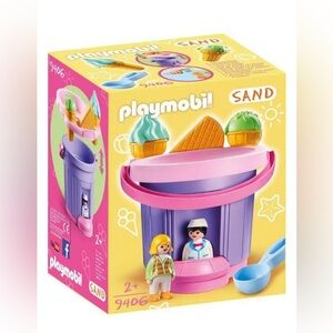 Playmobil 9406 Sand Bucket Playset  2 Figures & Accessories Age 2 + - New